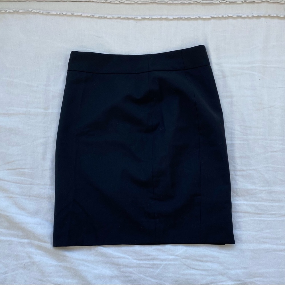 J crew pencil skirt 0P black